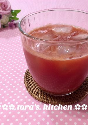 黒酢de健康☘️朝トマジュース-レシピのメイン写真