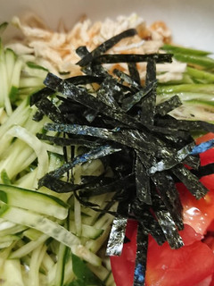 簡単☆夏野菜サラダそば-レシピのメイン写真