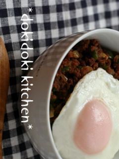 1人ランチに♡焼肉味のそぼろ丼-レシピのメイン写真