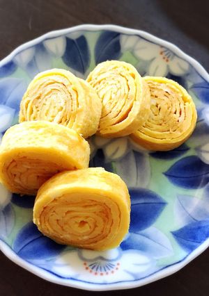 お弁当に☆ バームクーヘン風 卵焼き-レシピのメイン写真