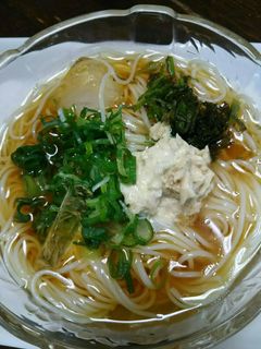 ツナマヨそうめん カンタン酢入りつゆ-レシピのメイン写真