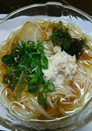 ツナマヨそうめん カンタン酢入りつゆ-レシピのメイン写真