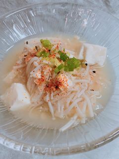 簡単!サッパリ 豆腐とえのきのおろし煮-レシピのメイン写真