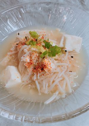 簡単！サッパリ 豆腐とえのきのおろし煮-レシピのメイン写真