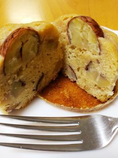 栗の渋皮煮でカップケーキ-レシピのメイン写真