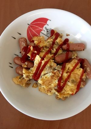 豆ウインナー卵-レシピのメイン写真