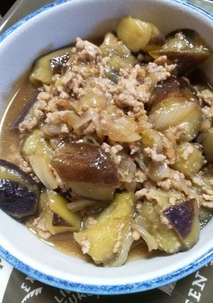 クィーンクック☆豚ミンチと茄子の旨煮-レシピのメイン写真