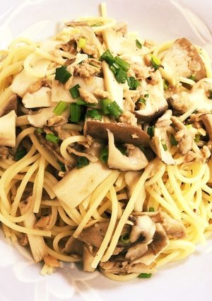きのことツナのバター醤油パスタ-レシピのメイン写真