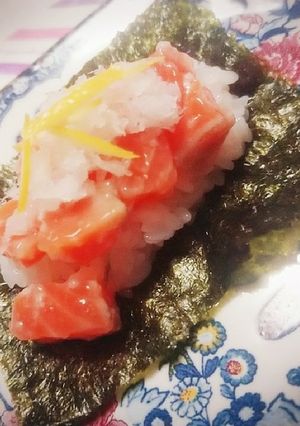 ＊サーモンの塩麹柚子おろし手巻き寿司＊-レシピのメイン写真