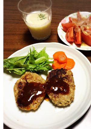 ふっくらジューシーハンバーグ-レシピのメイン写真