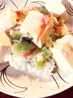 炒飯に!白飯に!豆腐の中華あんかけ☆-レシピのメイン写真