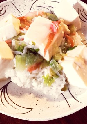 炒飯に！白飯に！豆腐の中華あんかけ☆-レシピのメイン写真
