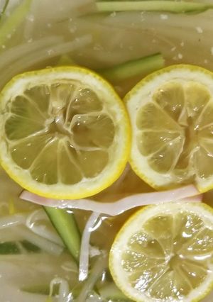 もやしとハムの冷たいレモンスープ-レシピのメイン写真