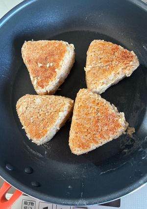 我家の簡単焼きおにぎり-レシピのメイン写真