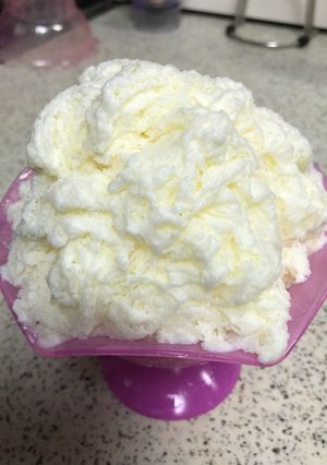 バニラアイスでフワフワかき氷-レシピのメイン写真