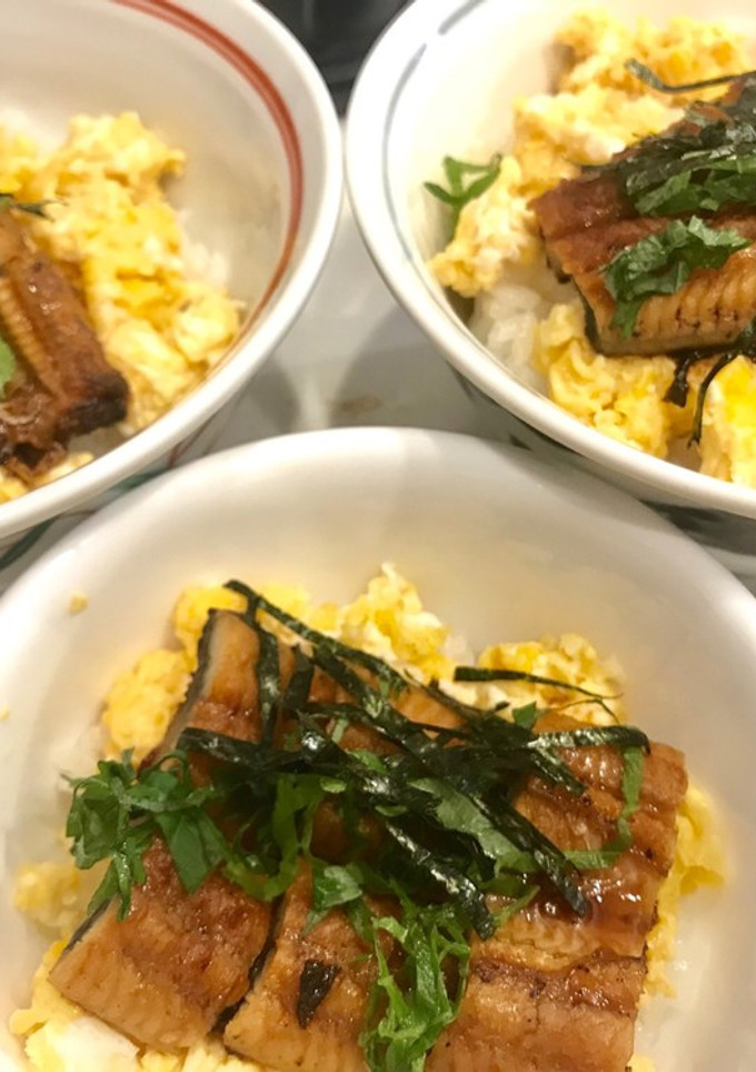 ちょっとでも国産で満足♪卵とうなぎ丼-レシピのメイン写真