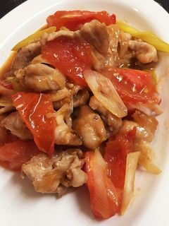 豚肉とトマトの炒めもの-レシピのメイン写真