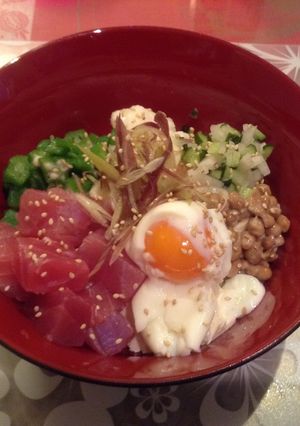 夏の、スタミナネバトロ丼-レシピのメイン写真