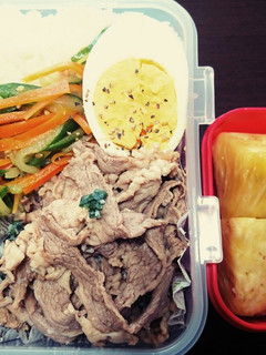スタミナ!牛しゃぶ弁当-レシピのメイン写真