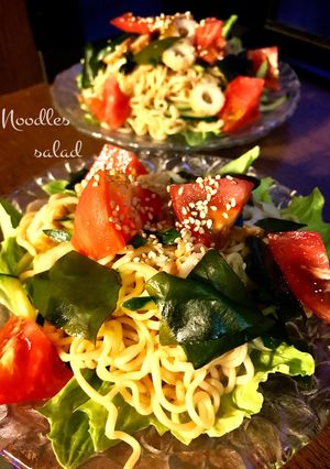 サッポロ一番みそ　まぜそば風-レシピのメイン写真