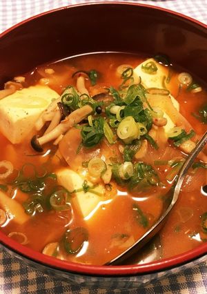 材料なしのキムチチゲ(キムチ、豚肉なし)-レシピのメイン写真