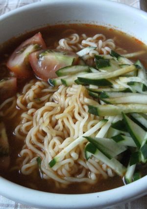 サッポロ一番で冷やしラーメン-レシピのメイン写真