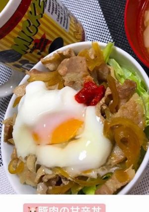 豚肉の甘辛丼-レシピのメイン写真