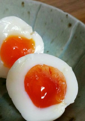 ゆで卵の塩麹漬け-レシピのメイン写真
