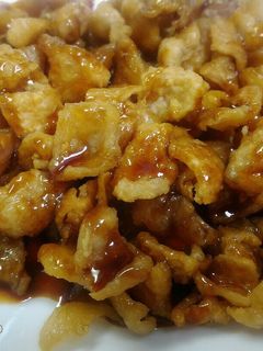 フライパンで♪鶏皮の串なしカリカリ焼き鳥-レシピのメイン写真