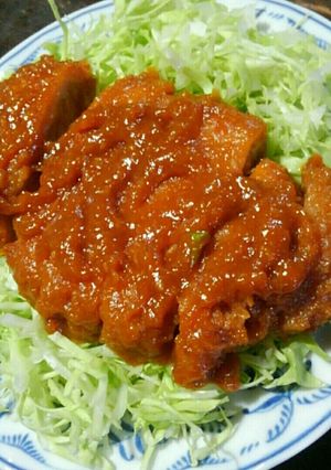 料理できない女子の味噌カツ-レシピのメイン写真