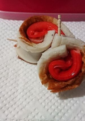 お弁当おかず＊ちくわのカニカマ巻き-レシピのメイン写真