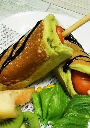 ☆発想転換☆【ホットケーキドッグ】-レシピのメイン写真