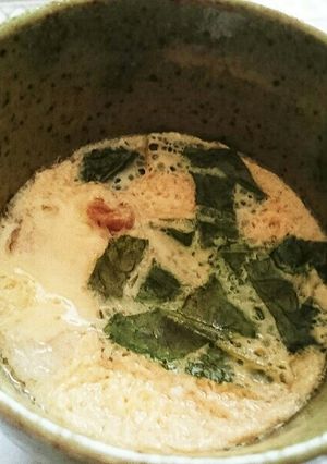 えごまの葉と豚バラの茶碗蒸し-レシピのメイン写真