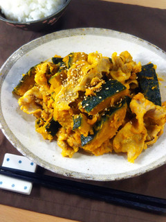 優しく甘辛*カボチャとろける豚バラの煮物-レシピのメイン写真
