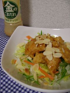 ✿ごまだれでホットチキンサラダ✿-レシピのメイン写真
