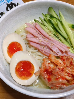 冷やし中華ラーメン♪♪酷暑にどうぞ;;-レシピのメイン写真