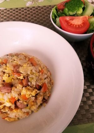 夏うま辛サムライ特製ガーリック焼飯♥️-レシピのメイン写真