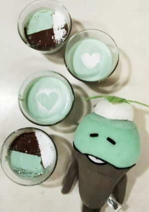 さわやか♪チョコミントチーズケーキ-レシピのメイン写真