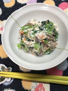 小松菜の白和え-レシピのメイン写真