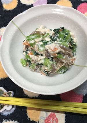 小松菜の白和え-レシピのメイン写真