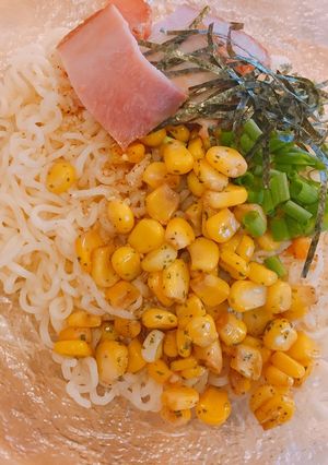 ❄︎手抜♡冷やしバターコーンカレー麺❄︎-レシピのメイン写真