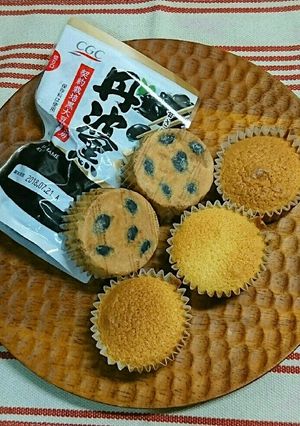 シフォンケーキ風～黒豆カステラ-レシピのメイン写真
