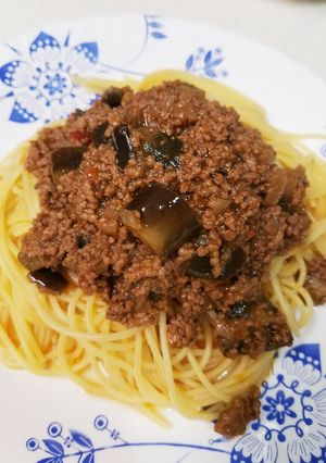 簡単❗美味❤なすのボロネーゼ風パスタ-レシピのメイン写真