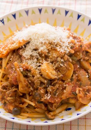 ラムのラグーで作るパスタソース-レシピのメイン写真