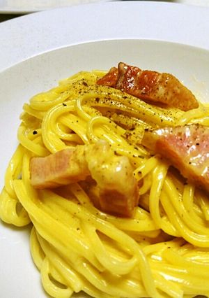 簡単で本格クリーミーなカルボナーラパスタ-レシピのメイン写真