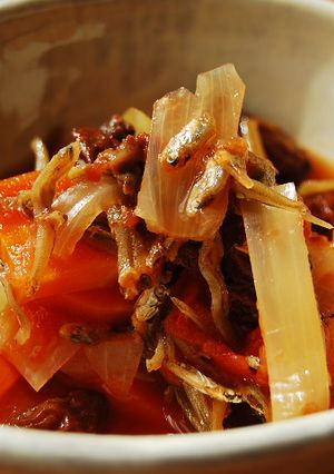 食べる煮干のトマト煮-レシピのメイン写真