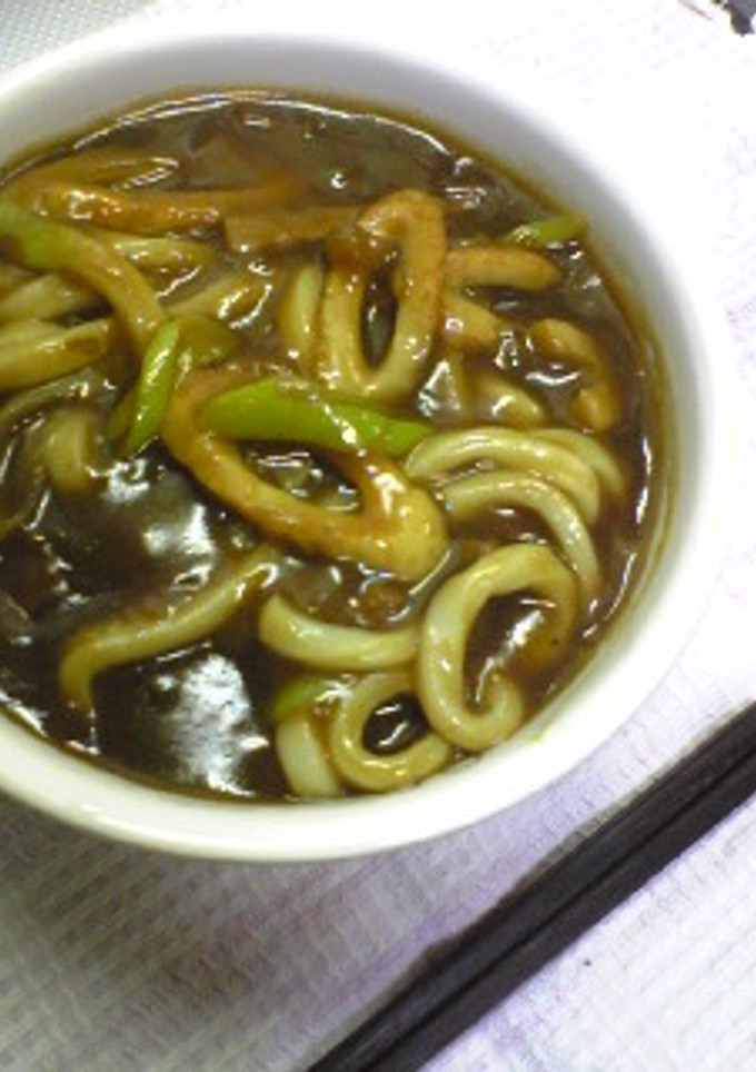 ♪ハンパに余ったカレーを増やしてカレーうどんに変身～♪-レシピのメイン写真