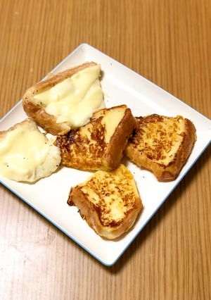 簡単！娘の好物フレンチトースト&チーズ-レシピのメイン写真