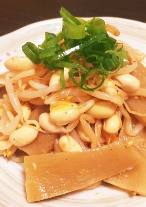 超簡単！すぐ出来る！おつまみメンマもやし-レシピのメイン写真