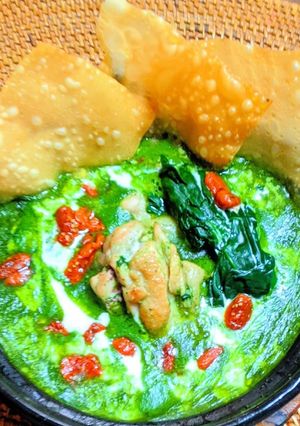 鶏手羽元のポパイのお粥-レシピのメイン写真